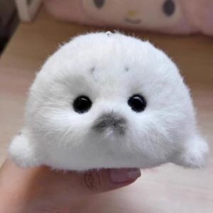 JIFANPAUL | Cute Plush Keychain Seal Toy for Students and Couples