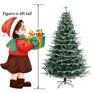 GD Christmas 2024 new xmas tree PE&PVC Flocking Less Snow Artificial Christmas tree For Home Christmas Decoration