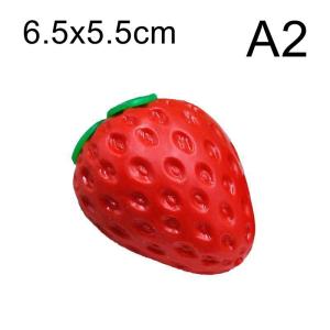 /Kb/ Strawberry Stress Ball Toy Super Soft Building Block Filling Squeeze Fidget Toy ASMR Sensory Anti Stress Toys Creative
