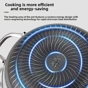 LIWAN | Thick Non-stick Beehive Coating Free Wok
