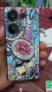 GARSKIN MOTIF INDO MIE RASA TELUR REDMI NOTE 13 4G ANTI MEMBEKAS MUDAH DI PASANG BEBAS CUTOM - JS BL