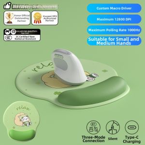 B.O.W | Ergonomic Wireless Bluetooth Mouse 3-Mode Quiet for Office