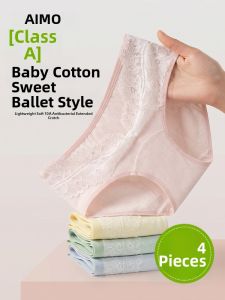 Aimo | Antibacterial Cotton Comfortable Sweet Lace Underwear