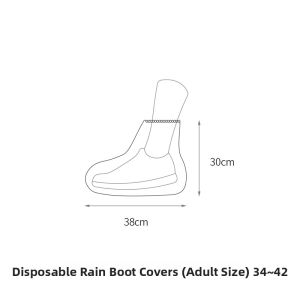 FaSoLa | Disposable High Tube Thickened Rain Shoe Covers