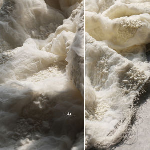 Vải Thêu Lụa Sang Trọng Thiết Kế Mới Trung Quốc Phong Cách Vải Lưới Lót Thêu 3D Thiết Kế Mới Vải Thêu Lụa Thêu Lụa