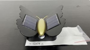 Solar Wall Light Butterfly Outdoor Waterproof LED Night Light for Garden Stairs Pathway Fence Balcony Courtyard Yard Decoration
