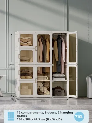 MAYi BOX | Folding No-Assembly Thicker Modern Simple Wardrobe