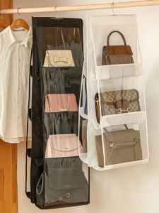 Bag Storage Fantastic Bedroom Wardrobe Layered Place Bag Hanging Storage Bag Dustproof behind the Dormitory Door Bag Hanging Rack Storage