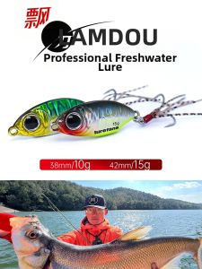 lurefans | Single Hook Iron Plate Lure For Perch Seabass Trout Blue Drift