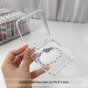 Crystal Collectables-Autograph Bracelet Bracelet Desktop Storage Box Jewelry Necklace Ornament Dustproof Desktop Finishing Box Ornament Box