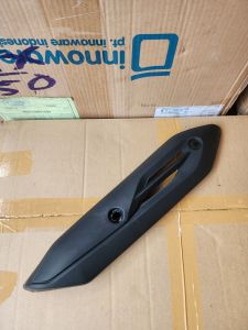 Tutup Knalpot Genio Hitam Dan Karbon - Cover Knalpot Genio
