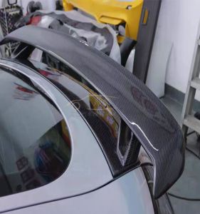Audi TT TTS Carbon Fiber RS Style Adjustable Double Layer Top Wing Rear Wing Spoiler Aerodynamic Performance Modification Part