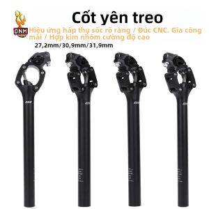 Ống Yên Xe Đạp Hợp Kim Nhôm DNM Có Giảm Xóc Thiết Kế Bốn Khớp Nối Đường Kính 27.2/30.9/31.6mm Cải Thiện Trải Nghiệm Đạp Xe