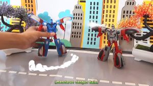 Mainan Anak Kereta Cepat Fast Train Robot Transformer Deformation