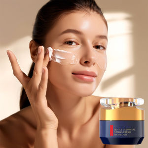 น้ํามันละหุ่งโพลีเปปไทด์กระชับครีมต่อต้านริ้วรอยให้ความชุ่มชื้นและลดน้ําหนักริ้วรอยกระชับครีมคอลลาเจนต่อต้านริ้วรอย