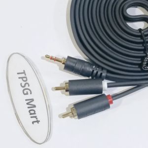 Cáp 3.5 ly ra 2 AV (Cáp loa 1 ra 2) / Cáp dài 3m