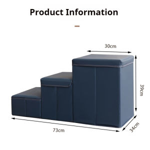 Foldable Pet Stairs Multifunctional Steps for Cats and Dogs To Get On The Bed or Sofa