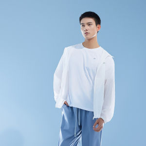 MiiOW | เสื้อผ้ากันแดดผ้าไหมน้ำแข็ง Ice Silk Sensation สำหรับผู้ชายและผู้หญิง ฤดูร้อนปี 2025 ปกโปโลแบบสวมหัว แขนยาว ปกโปโลแบบสวมหัว