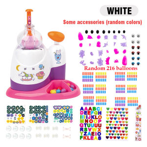 CONUSEA | Children Sticky Balloon Maker kit Bubble Inflatable Toy Set Inflator Machine Handmade DIY Educational Toy Gift Boys girls