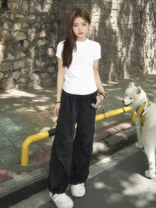 Slim Fit Shoulder Correcting Short Sleeve T-Shirt Womens Base Layer Top Half Sleeve White Unique Design Summer T-Shirt