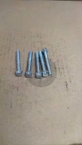 10 PCS BAUT TOPI M6X45 KUNCI PAS 8 PANJANG 45CM 45 CM PUTIH BLOK MESIN CVT 45MM 45 MM FLANGE BOLT M6 X 45 BAUT 6X45 6 X 45 PITCH DRAT 1.0 DIAMETER BODY DRAT 6MM SEKRUP SKRUP