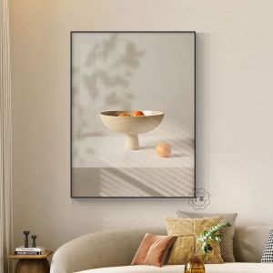 Nordic Light And Shadow Floral Decorative Painting Modern Simple Style Living Room Sofa Background Wall Art Restaurant Entrance Hallway