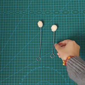 10pcs Wool Dauber Tool Wool Leather Dye Tool 15cm