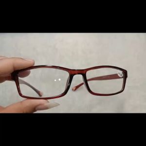 kacamata kaca mata baca plus pria wanita super focus untuk pria wanita - kacamata khusus rabun dekat ready ukuran +1.00 s/d +3.00 frame coklat bentuk persegi panjang - FREE HARDCASE