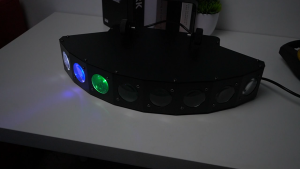 READY ALiEN Lampu Sorot Panggung Warna warni sesor suara disco LED Stage RGBW 8 Kepala DMX512 50W