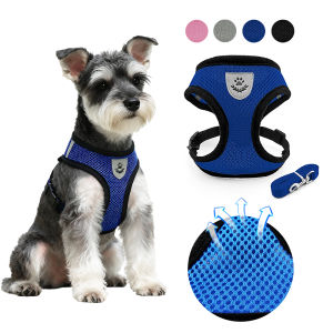 Pet Harness Leash Set Reflective Hiking Puppy Mesh Vest With D-Ring For Small Dogs Cats Breathable Outdoor Walking Accessories