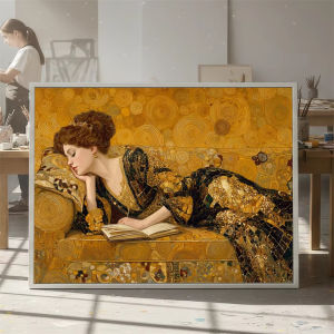 Klimt Reclining Woman Jigsaw Puzzle 500/1000/1200/2000PCS DIY Craft Hobby Relaxing Game Home Decor Gift Frameless