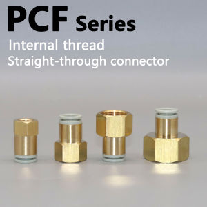 10PCS/PCF Air Pipe Fitting 4 -12mm Hose Tube 1/8" 1/4" 3/8" 1/2" Internal Thread Brass Pneumatic Connector Quick Joint Fitting