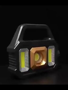 Senter LED Tenaga Surya & Lampu Kemah Camping Portable