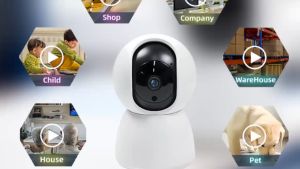 V380 Pro 2K Smart Camera Baby Monitor Surveillance Camera 360° CCTV Home Security Cam WiFi Indoor Night Vision Camera