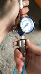 Van kiểm soát ap suất khí nén có đồng hồ 1/4 Inch - Phụ kiện cho súng phun sơn & dụng cụ khí nén - Thế Giới Thợ Xe