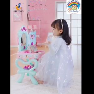 Bàn trang điểm kết hợp đàn Piano: Có âm thanh và đèn PIANO DRESSER. Bàn trang điểm cỡ lớn có gương cảm ứng