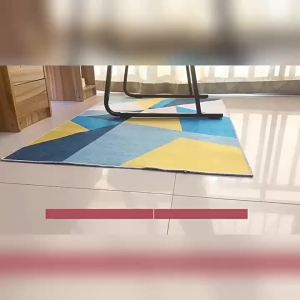 Flexible Floor Transition Strip Wood to Tile Gap Cover Strip Self-Adhesive Threshold Ramp Anti-Slip Floor Edge Protector for Sen