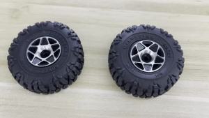 Bộ Lốp Cao Su RC RED SPIDER 4 Chiếc 1.0 Inch Với Vành Kim Loại Beadlock Dành Cho Xe RC Crawler 1/18 TRX4M Axial SCX24 FCX24 Lốp Địa Hình