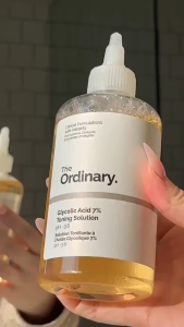 The Ordinary Glycolic 7% Toner 240ml for Dull Skin | Exfoliation/Radiance Boost/Texture Smoothing