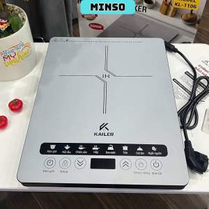 Bếp Từ Đơn Kailer KL-1106 Công Suất 2000W Hẹn Giờ Chức Năng Khoá Trẻ Em Kiểu Dáng Sang Trọng BH 12 Tháng