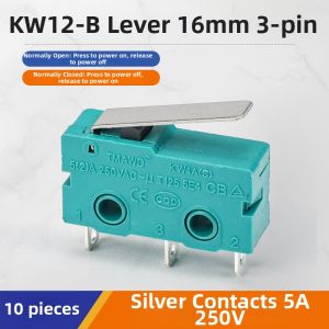 kuicc | Limit Position Push Button Micro Switch 2 or 3 Pins Silver Contact