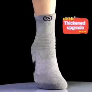 Universal Thicked 100% Cotton Premium Sports Socks for Running Basketball Football Men Women Athletic Socks FOR ADULT
