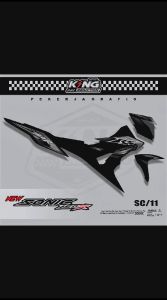 STRIPING HONDA SONIC VARIASI 150R STIKER HONDA SONIC 150 R VARIASI SC-11