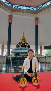 สร้อยข้อมือกะลาตาเดียว ปลุกเสกแล้ว ของแท้บูชาจากวัดศีรษะทอง