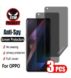 3Pcs Anti Spy Screen Protector For OPPO Find N N2 N3 N5 PKH110 CPH2671 X2 Pro Lite X3 Pro Mars Neo Lite Privacy Hydrogel