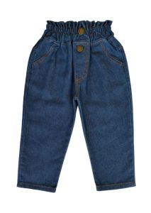 Celana jeans high waish anak perempuan usia 1-7th