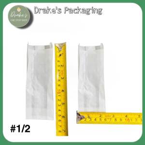 [100 Pieces/Pack] Glassine satchel Empanada Bag By Drakes Packaging Supplies