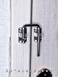 Stainless steel 90°/180° door latch punch-free door buckle anti-theft buckle child safety