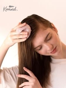KRRAMEL | Silicone Hair Washing Brush Scalp Massager