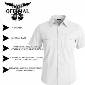 KEMEJA PASPAMPRES NEW / KEMEJA MELAR / KEMEJA BAHAN KATUN STRETCH / KEMEJA PRIA WATERPROOF / KEMEJA KEREN /